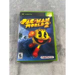 Pac-Man World 2 Microsoft Xbox Original 2002 Namco 3D Platformer Video Game